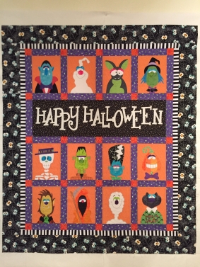 glow In the dark Halloween quilt