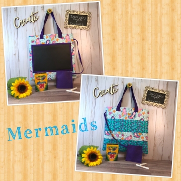 Original crayon chalkboard book bag