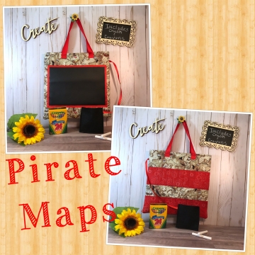 Original crayon chalkboard book bag